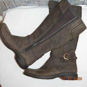 Merrell Soft Leather Brown Riding Boots. Soft